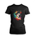 Astronaut Cat Or Funny Space Cat On Galaxy Womens T-Shirt Tee