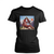 Jesus Crossing Up The Devil Christian Womens T-Shirt Tee