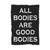 Aesthetic Equality All Bodies Are Good Bodies Yoga Vintage Blanket