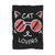 Cat Love Heart Valentines Day Blanket