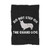 Do Not Step On The Guard Dog Corgi Cute Silhouette Animals Blanket