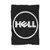 Hell Logo Humor Parody Evil Satan Blanket
