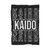Kaido Wave Typography Style Blanket