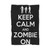 Keep Calm And Zombie On Blanket