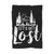 Lets Get Lost Adventure Blanket
