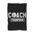 Personalized Basketball Coach Shirt With Coachs Name Blanket