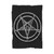 Reality Glitch Baphomet Sigil Blanket