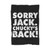 Sorry Jack Chuckys Back Blanket