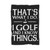 Thats What I Do I Golf And I Know Things Blanket