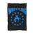 Wrestle Design Wrestling Match Silhouett Blue Blanket