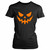 Pumpkin Face Halloween Dark Women's T-Shirt Tee