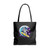 Wave Surfing In Space Funny Astronaut  Tote Bags