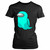 Among Us Ghost Cyan Women's T-Shirt Tee