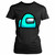 Among Us Cyan Chathead Women's T-Shirt Tee