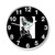 Rockabilly The Bride Of Frankenstein  Wall Clocks