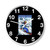 Skier Man Slogans Slopes 1  Wall Clocks