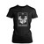 Black Cat Ix The Hermit Funny Cat In Box Vintage  Womens T-Shirt Tee