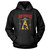 Hairy Christmas Bigfoot Retro Hoodie