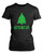 Lets Get Lit Christmas Tree Women's T-Shirt Tee