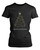 Meowy Christmas Tree Women's T-Shirt Tee