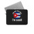 I'm Not Yelling I'm Cuban Flag Laptop Sleeve
