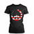 Peace Sign Usa American Flag Women's T-Shirt Tee