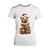 Santa Claus Distributes Gifts Women's T-Shirt Tee