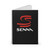 Ayrton Senna Logo Brazilian Racing Legend Spiral Notebook