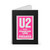 U2 1981 Paradiso Amsterdam Concert Spiral Notebook