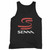 Ayrton Senna Logo Brazilian Racing Legend Tank Top