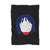 Tyrese Maxey Blue Hair Philadelphia 76Ers Sixers Silhouette Blanket