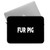 Fur Pig Logo Laptop Sleeve