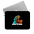 Respect The Beard Funny Bearded Dragon Graphic Laptop Sleeve