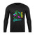 Godzilla In Neon Love Art Long Sleeve T-Shirt Tee