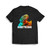 Respect The Beard Funny Bearded Dragon Graphic Mens T-Shirt Tee