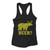 Beer Bear Funny Women Racerback Tank Top