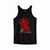 Teddy Bear Broken Hearted Red Thunder Tank Top