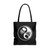 Bear Ying Yang Tote Bags