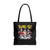 Blink 182 Throwing Knives Bunny Tote Bags