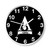 Alpha Logo Love Art Wall Clocks