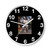 Iron Mike Tyson Walking His Pet White Tiger Wall Clocks