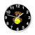 Puppy With A Tennis Ball Wall Clocks