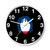 Tyrese Maxey Blue Hair Philadelphia 76Ers Sixers Silhouette Wall Clocks