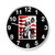 God Bullies Metal Noise Rock Psychobilly Art Love Logo Wall Clocks
