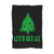 Lets Get Lit Christmas Tree Blanket