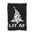 Lit Af Christmas Tree Blanket