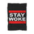Stay Woke Run Dmc Font Blanket