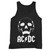 Ac Dc Retro Skull Tank Top