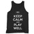 Clipboarbrick Steez Keep Calm And Play Well Tank Top