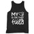 My Heart Is On That Field Marching Band Mom Cute Tank Top